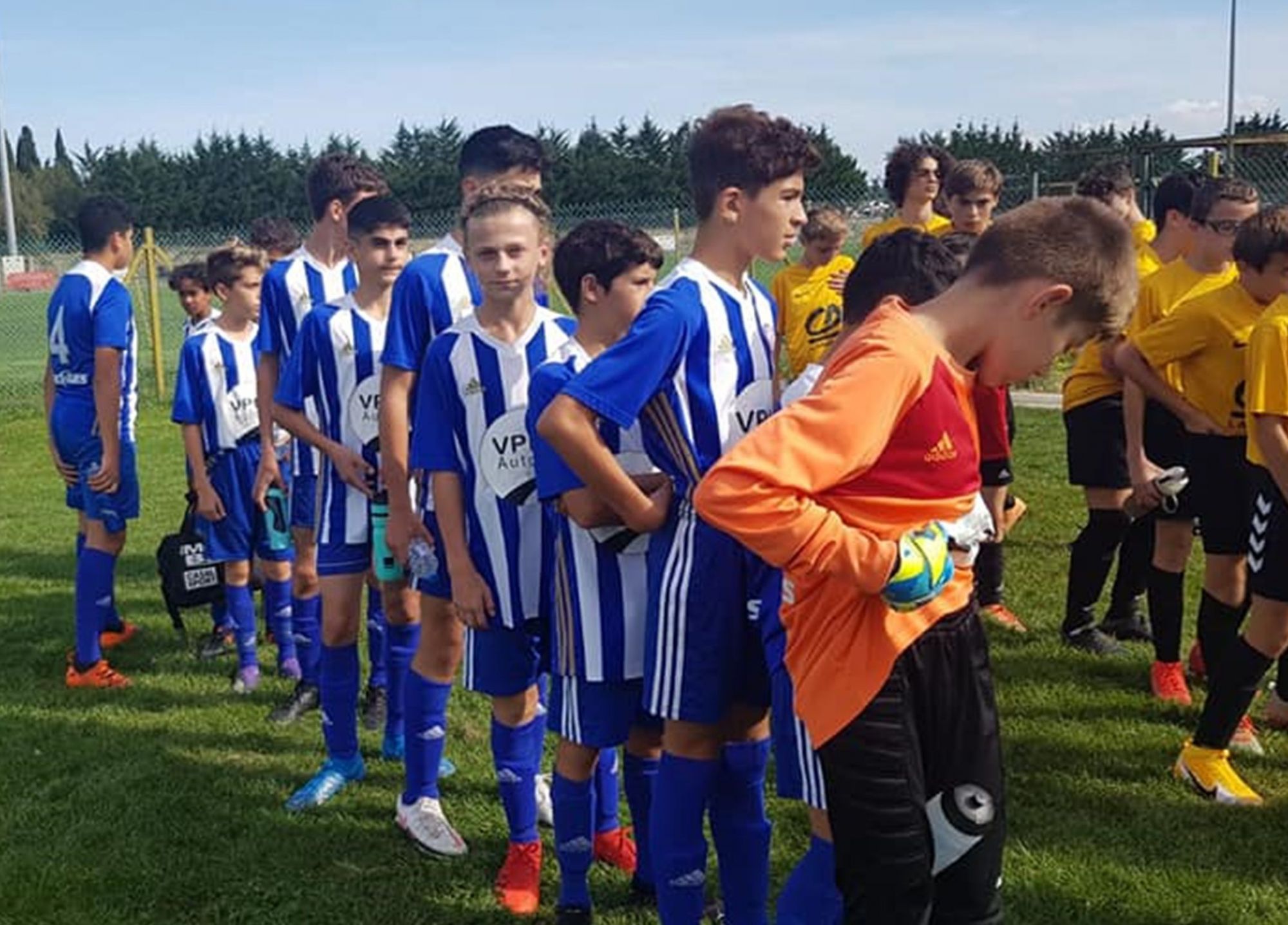 L'école de foot du FC Pamiers est en place pour son tournoi.